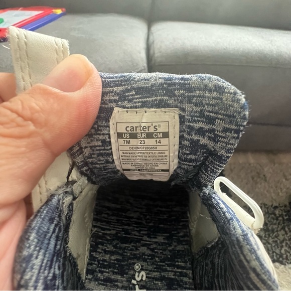 Carter's Unisex-Child Devin Sneaker size 7 M - Picture 6 of 11